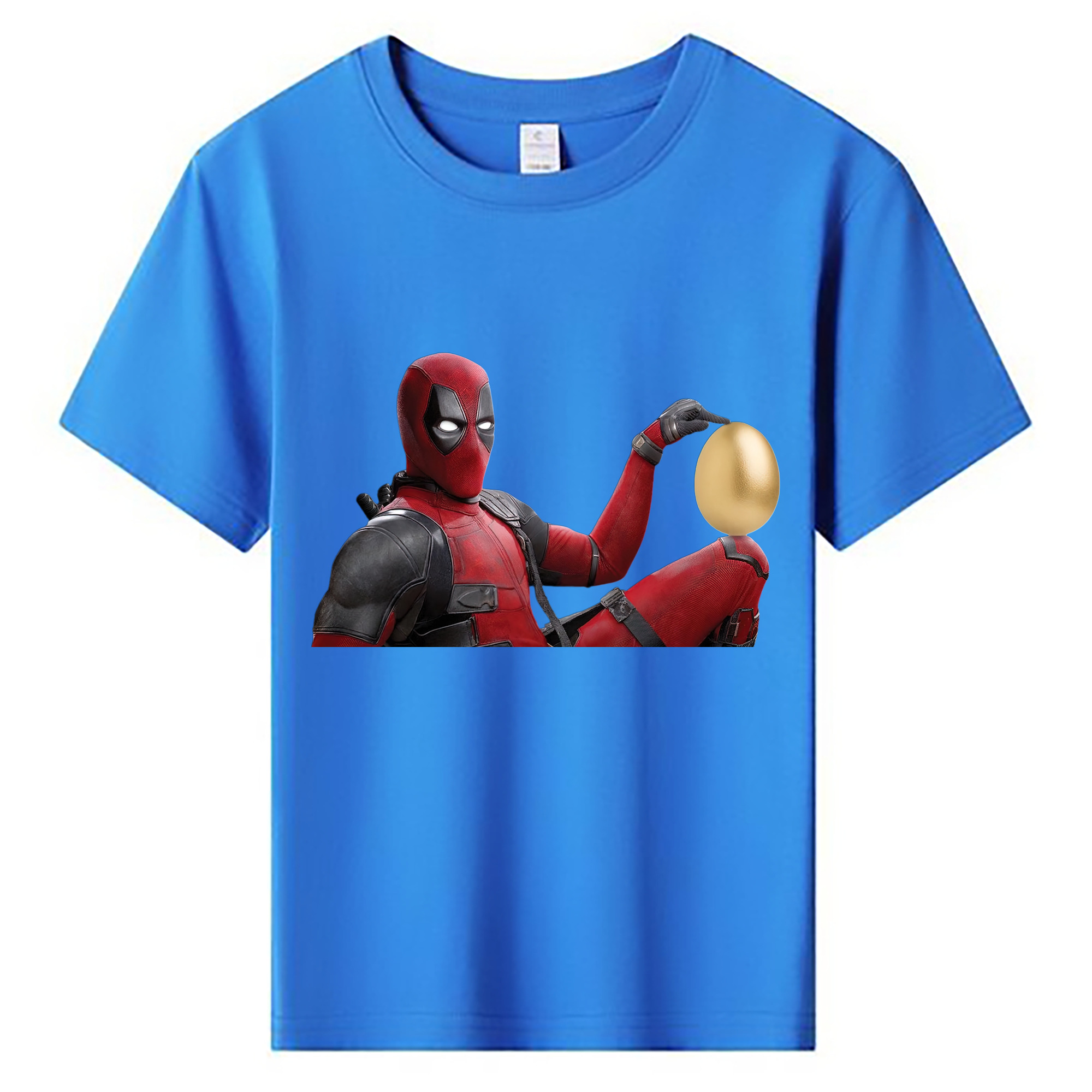 （画像用） Deadpool デッドプール 綿100％キッズTシャツ（フロントプリント）